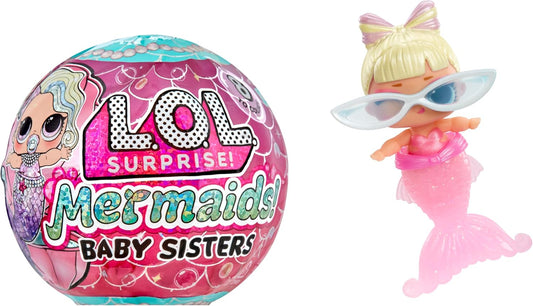 LOL Surprise Mermaid Baby sister with color change tail