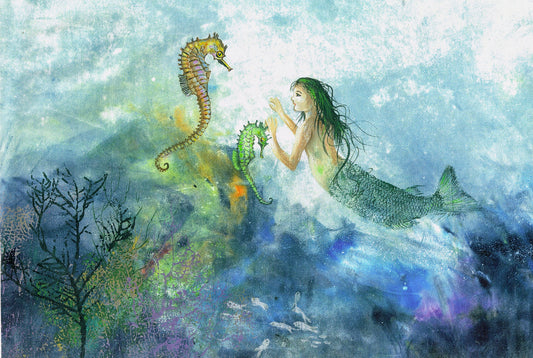 5" * & 7" mermaid fine art photo prints